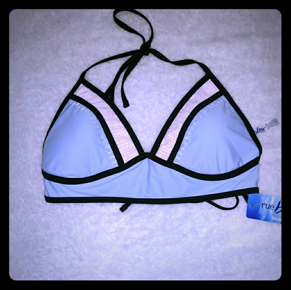 NWT Rue bleu bikini top XL